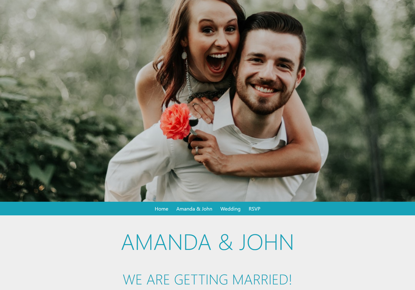 picture of weddingRSVP